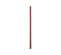 pailles en acier inoxydable 10pcs Heart-shaped Drinking Straw Portable Stainless Steel Straw Travel Bar Tool Reusable Metal Straws(Red)