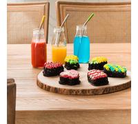 Pailles En Acier Inoxydable Avec Marqueurs X4