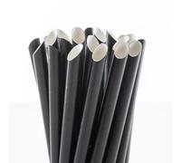 Pailles en carton Bubble Tea 230 x12 mm - Lot de 3000 pcs (20 x 150) | Pailles larges biodégradables pour Milkshake, Smoothie, Thé Bulle | Usage unique - Écologiques et compostables