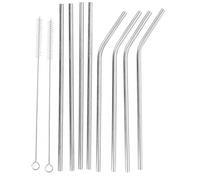 Pailles en Métal avec Brosses Alpina