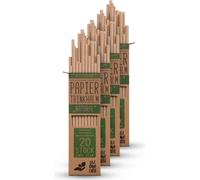 Pailles en papier "Nature" - 20 pcs. Set de 10 ( 200 pailles )