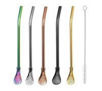 Pailles Inox - sh - 6Pcs - Acier Inoxydable - Durable - Filtrante