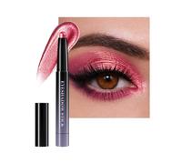 Paillette Fard a Paupiere Stick, Rose Ombre a Paupiere Metallic Paillettes, Longue Durée Imperméable, Smooth Texture Fards à Paupières Crème, Hight Pigmenté Facile à Utiliser, Maquillage Femme-07