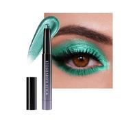 Paillette Fard a Paupiere Stick, Vert Ombre a Paupiere Metallic Paillettes, Longue Durée Imperméable, Smooth Texture Fards à Paupières Crème, Hight Pigmenté Facile à Utiliser, Maquillage Femme-08