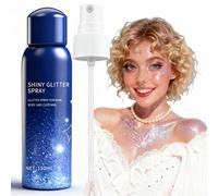 Paillette Spray pour Cheveux et Corps, 150ml Hair Glitter Spray | Brillance Longue Durée & Séchage Rapide, Idéal pour Festival, Soirée et Carnaval sur Visage et Vêtements