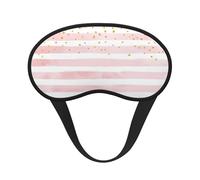 Paillettes à rayures roses,Masques de sommeil occultants, cache-yeux couvrants, masques de sommeil anti-lumière