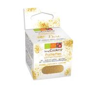 Paillettes alimentaires dorées Scrapcooking