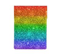 Paillettes Arc-en-Ciel Multicolores,Housse en Cuir synthétique pour Ordinateur Portable, Sacoche pour Ordinateur Portable, Sacoche pour Tablette