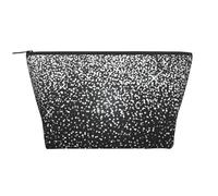 Paillettes argentées Brillantes, Trousse de Toilette Trousse de Maquillage Sac à cosmétiques Trousse de Toilette de Voyage Portable