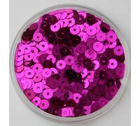 Paillettes brillantes en vrac pour loisirs créatif Paillettes rondes en PVC multicolores 3-10 mm(Plum Red,10mm 20g)
