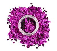 Paillettes cosmétiques étoiles pour le visage - Violet