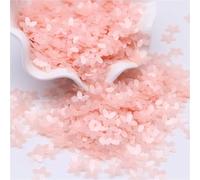 Paillettes de 10 mm for tasses à cinq doigts, motif fleur, for la couture, les mariages et autres travaux manuels(Matte pink)