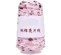 Paillettes de coton tissées à la main, 100g, boules de laine de taille 3mm et 6mm, fournitures artisanales for bricolage(35#Gouache)