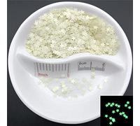 Paillettes de paillettes lumineuses en vrac en PVC 20g pour manucure/couture/décoration de mariage confettis Star-4mm Star, 150g