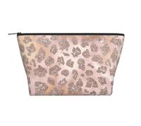Paillettes de Tigre en Or Rose, Trousse de Toilette Trousse de Maquillage Sac à cosmétiques Trousse de Toilette de Voyage Portable