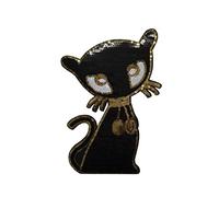 Paillettes délicates Patch Cat Applique Broderie Fer Sur Patchs Autocollants Pour Vêtements pour La Maison Décoration Black Cat Durable et UtileMagnifique et habile.