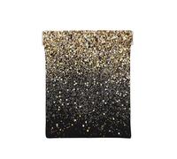 Paillettes dorées Points dorés Noirs, Sac de Rangement pour Femmes, Portefeuille supérieur à Presser, Petit Porte-Monnaie, Pochette de Changement