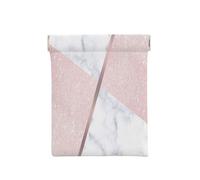 Paillettes élégantes en Or Rose et marbre Blanc, Sac de Rangement pour Femmes, Portefeuille supérieur à Presser, Petit Porte-Monnaie, Pochette de Changement
