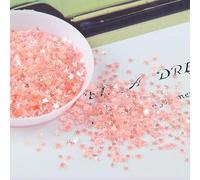 Paillettes en cristal pour ongles, 10 g, 3 mm et 4 mm, forme étoile, pour nail art, décoration de mariage, accessoires de maquillage - YZP Rose Sang - 3 mm, 10 g, 4000 pièces