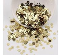 Paillettes en PVC à trou rond de 4 mm, 5 mm, 6 mm, fond argenté, perles, bricolage, cousues à la main, brodées, paillettes en vrac, tache -YDJG03-5 mm 1500 pièces
