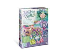 Nebulous Stars – Tableaux à texturer Multicolore G – Kit 3 tableaux, paillettes, dès 7 ans