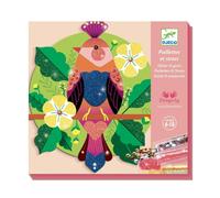 Paillettes et strass paradisio multicolore TU