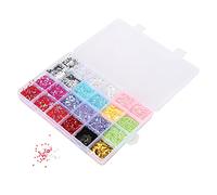 Paillettes étoile à cinq branches en forme d'amour décoration de mariage hexagonale bijoux à bricoler soi-même matériel outils d'artisanat en plastique coloré formes assorties 24