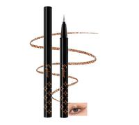 Paillettes Eyeliner Liquide Pen, Brun Glitter Pearlescent, Long Lasting Waterproof Crayon Yeux, Résistant aux Taches, Pigment Élevé Stylo Paillette Fard Paupiere Crème, Maquillage Femme pour Fêtes-03