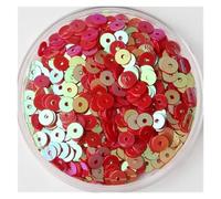 paillettes, For Crafting and Sewing Multicolor 2-6mm(AB Red,4mm)
