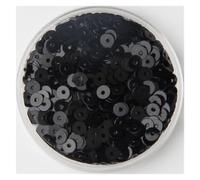 paillettes, For Crafting and Sewing Multicolor 2-6mm(Black,4mm)