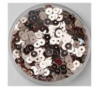 paillettes, For Crafting and Sewing Multicolor 2-6mm(Champagne,5mm)