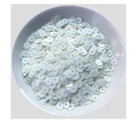 paillettes, For Crafting and Sewing Multicolor 2-6mm(Milk White,6mm)