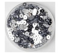 paillettes, For Crafting and Sewing Multicolor 2-6mm(Silver,6mm)