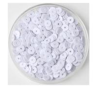 paillettes, For Crafting and Sewing Multicolor 2-6mm(Solid White,4mm)