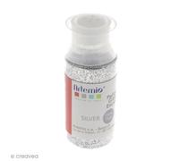 Paillettes Grises argentées - ARTEMIO - Pot de paillettes - Couleur Gris argenté - Quantité 15 g