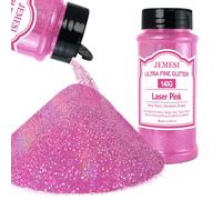 Paillettes Holographiques Ultra-Fines - 140g - Paillettes de Maquillage Laser rose Pour Cheveux, Visage, Corps, Ongles, Maquillage de Fête, Résine et Artisanat