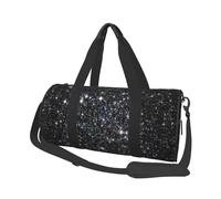 Paillettes imprimées Galaxie, Pas de Vraies Paillettes., Sac de Voyage de Grande capacité, Sac à Main Rond, Sac de Voyage de Sport, fourre-Tout, Sac de Fitness