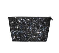 Paillettes imprimées Galaxie, Pas de Vraies Paillettes., Trousse de Toilette Trousse de Maquillage Sac à cosmétiques Trousse de Toilette de Voyage Portable