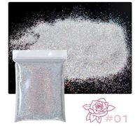 Paillettes Irisées Holographiques De Noël Pour Les Ongles,Taille Mixte,Hexagone,Rotterdam,Démontrent Kly,Corps Ultra-Mince,Yeux,Visage,50g #M2
