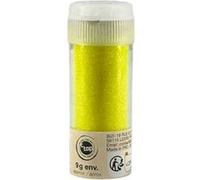Paillettes - Jaune - Tube de 9g - Biodégradables - Loisirs créatifs - Carterie