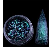 Paillettes magiques pour les ongles qui changent de couleur pour la décoration de nail art, 0,2 g par boîte, charmes d'ongles DIY, pierres précieuses d'ongles, fournitures d'ongles décoration ongle bi