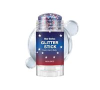 Paillettes Patriotic Visage, Maquillage Corporel Américain Imperméable, Paillettes de Visage pour le 4 Juillet, pour Femme Homme Enfant Garçon Fille Fête Memorial Day Parade Festival Vacances