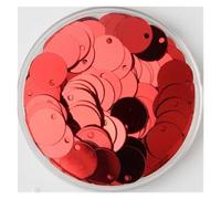 paillettes, Plat rond for l'artisanat et la couture plusieurs tailles multicolore(Red,25mm 10g 60pcs)