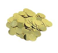 Paillettes rondes brillantes à coudre 16 mm Doré