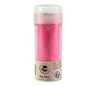 Paillettes - Rose clair - Tube de 9g - Biodégradables - Loisirs créatifs - Carterie