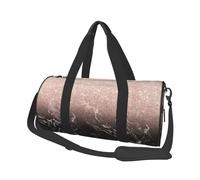 Paillettes Roses de marbre Noir d'or Rose Moderne, Sac de Voyage de Grande capacité, Sac à Main Rond, Sac de Voyage de Sport, fourre-Tout, Sac de Fitness