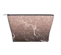 Paillettes Roses de marbre Noir d'or Rose Moderne, Trousse de Toilette Trousse de Maquillage Sac à cosmétiques Trousse de Toilette de Voyage Portable