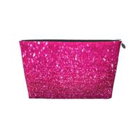 Paillettes Roses, Trousse de Toilette Trousse de Maquillage Sac à cosmétiques Trousse de Toilette de Voyage Portable