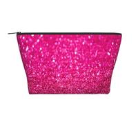 Paillettes Roses, Trousse de Toilette Trousse de Maquillage Sac à cosmétiques Trousse de Toilette de Voyage Portable