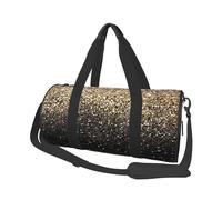 Paillettes Scintillantes dorées, Sac de Voyage de Grande capacité, Sac à Main Rond, Sac de Voyage de Sport, fourre-Tout, Sac de Fitness